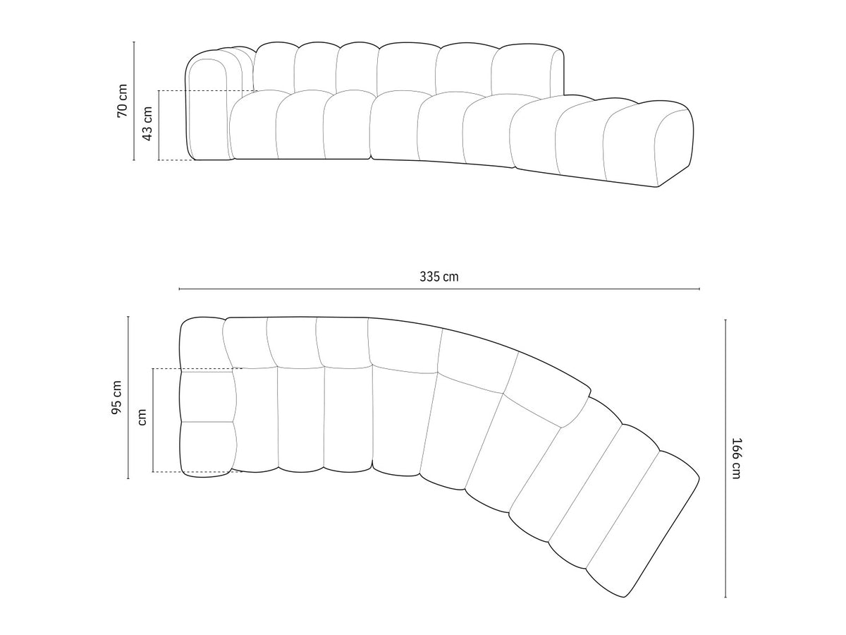 Modular sofa 592648