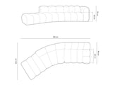Modular sofa 592648