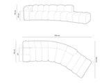 Modular sofa 592648