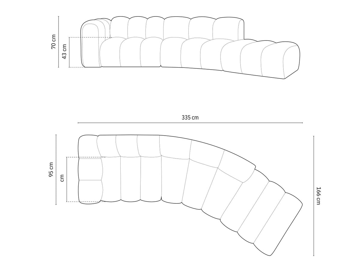 Modular sofa 592648