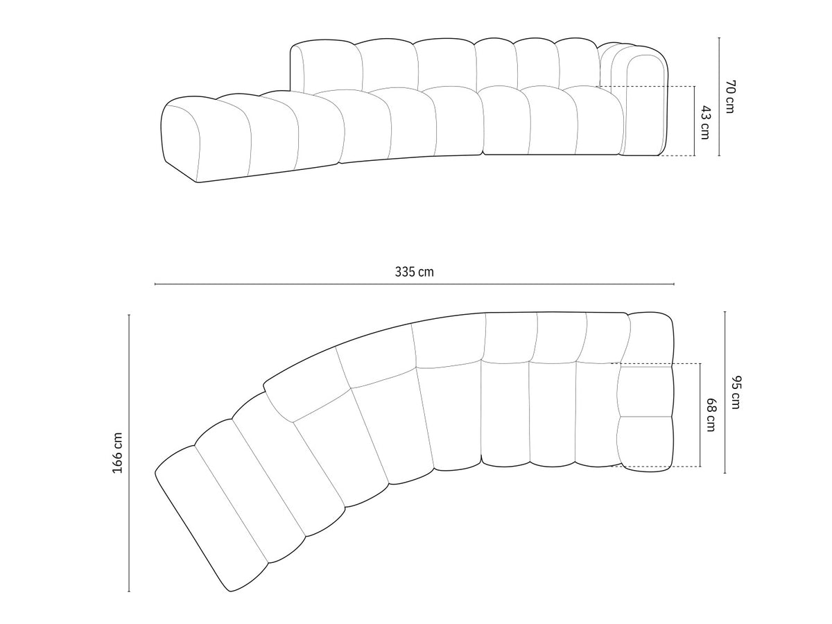 Modular sofa 592648