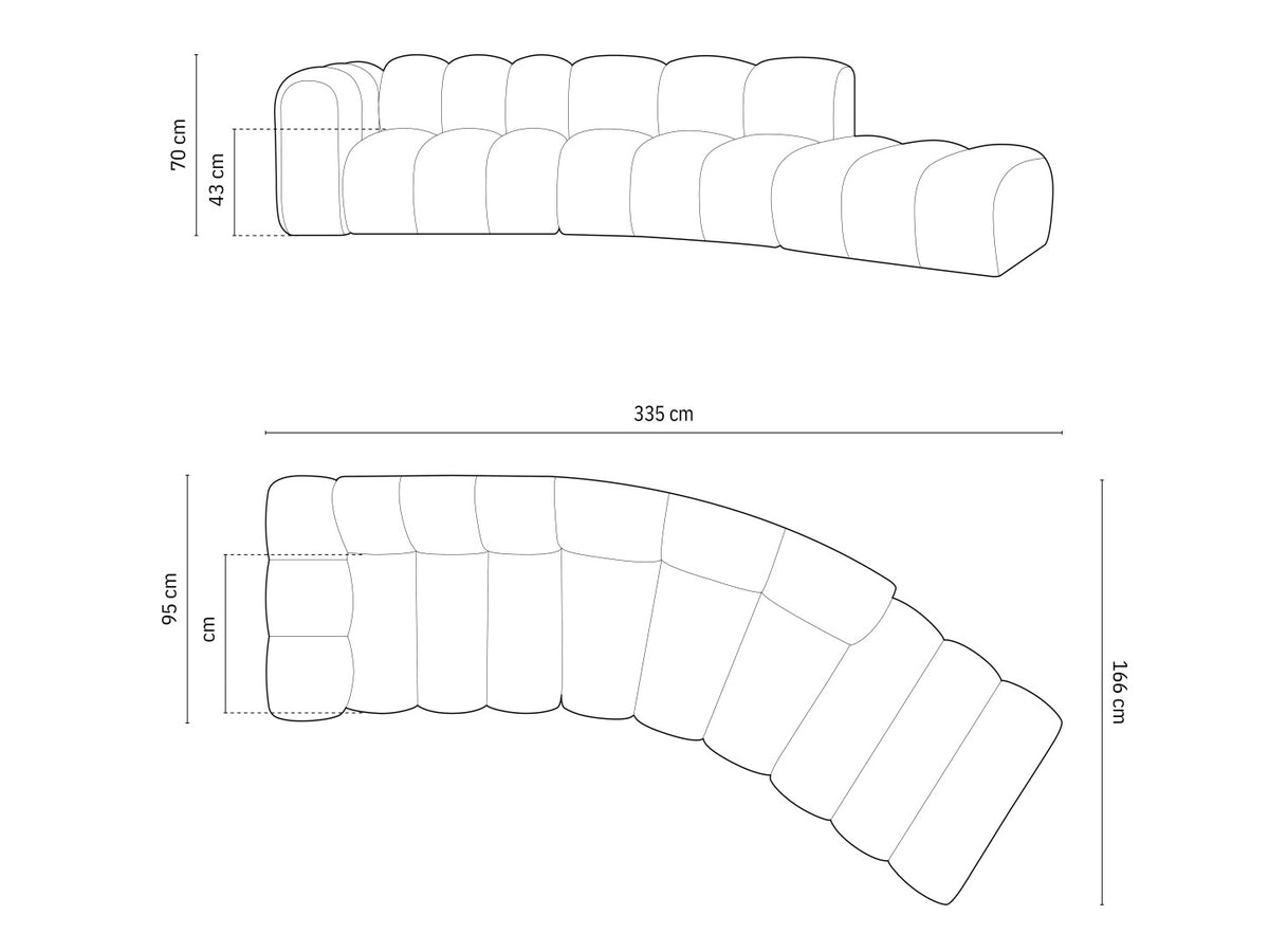 Modular sofa 592648