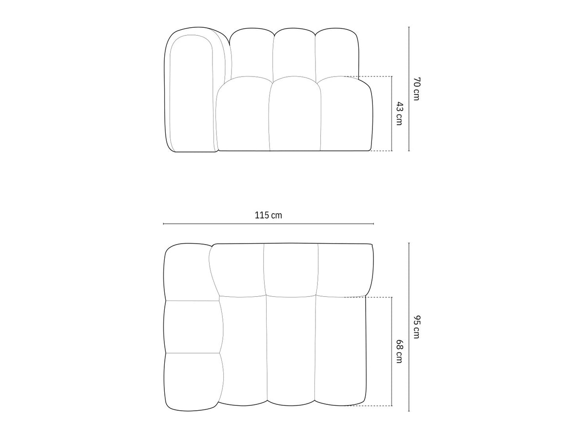 Modular seating unit 592967