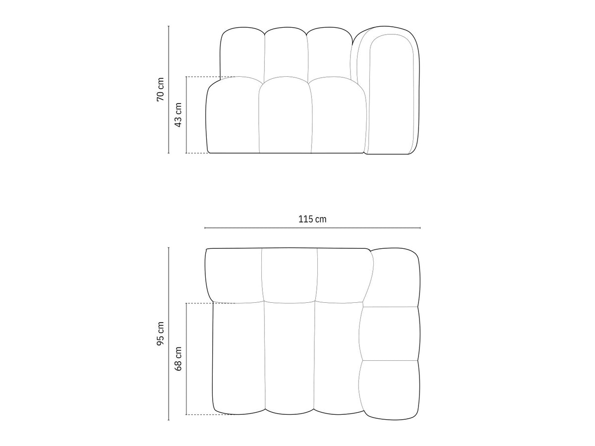 Modular seating unit 592967