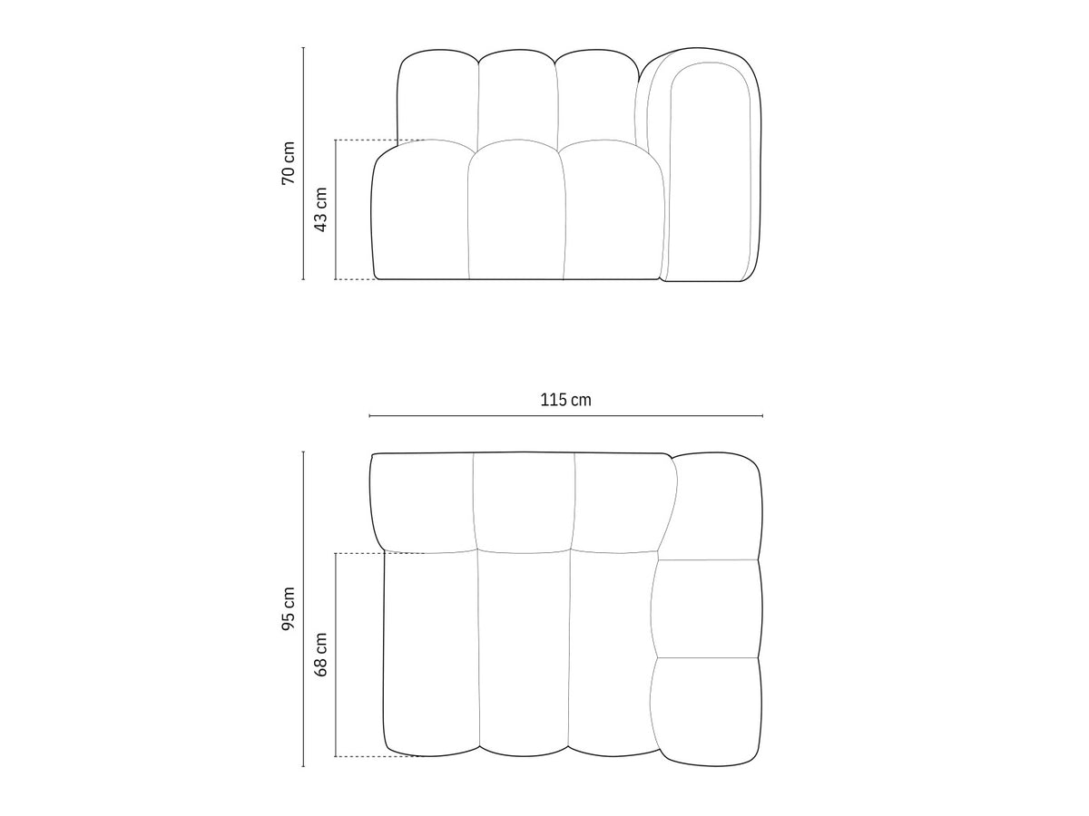 Modular seating unit 592967