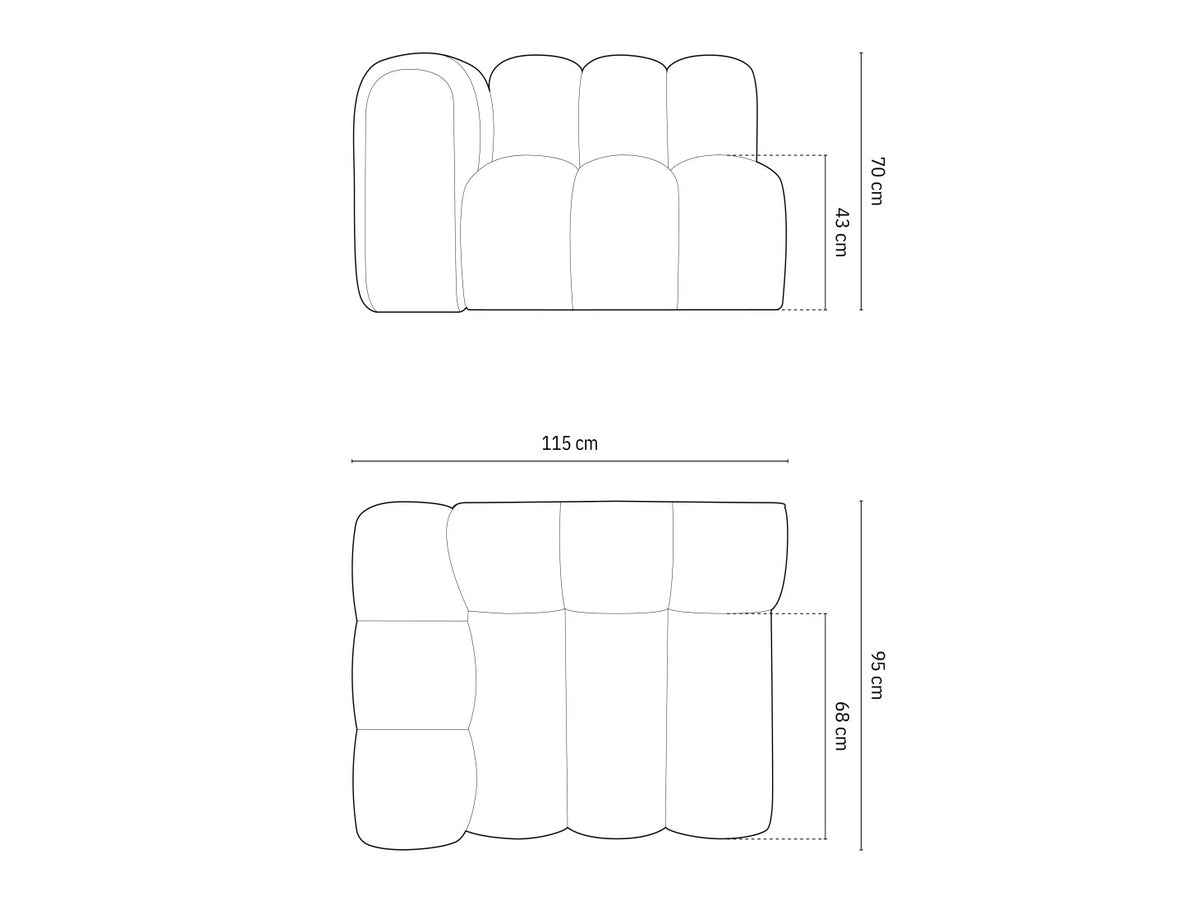 Modular seating unit 592967