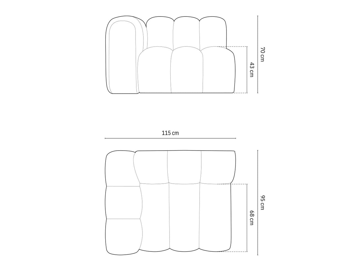 Modular seating unit 592967