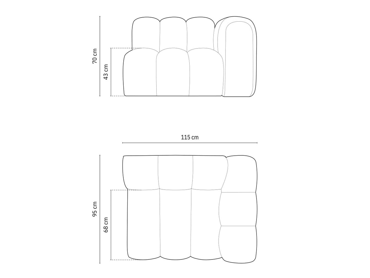 Modular seating unit 592967