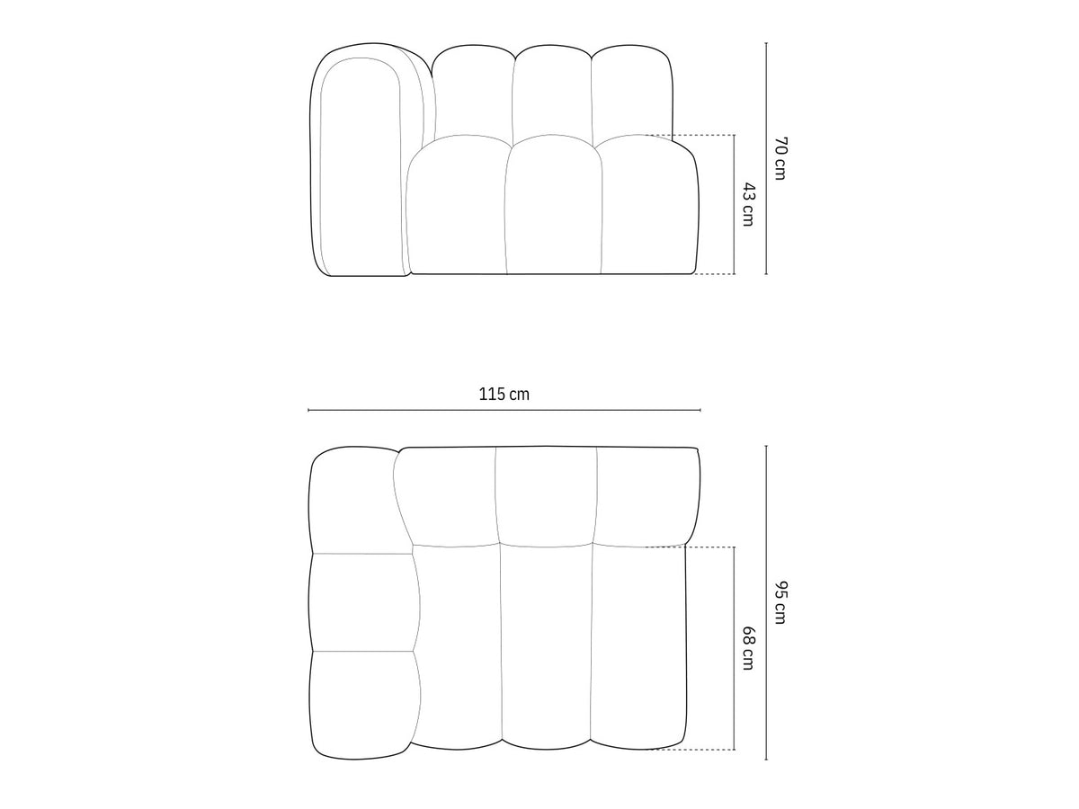 Modular seating unit 592967