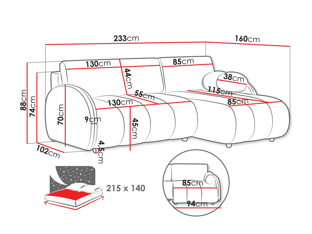Corner sofa 593423