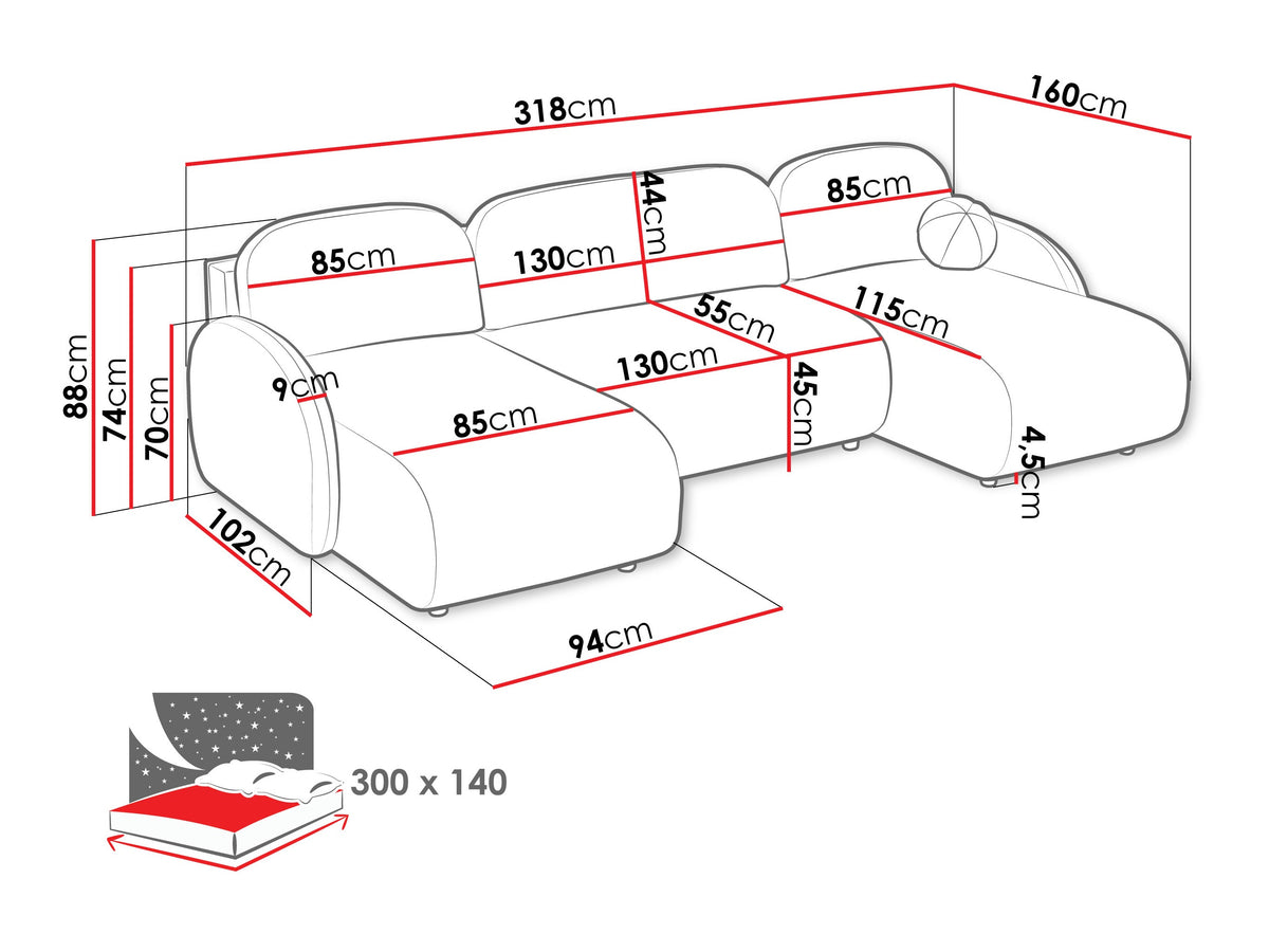 Corner sofa 595133