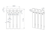 Coat rack 595342