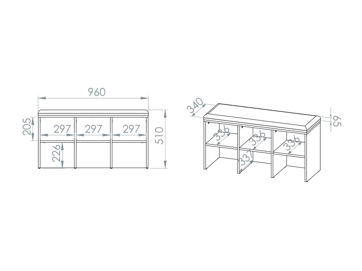 Shoe shelf 595346