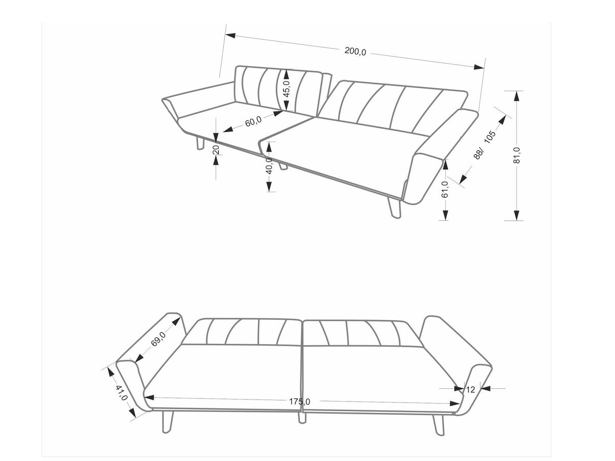 Sofa bed 596034