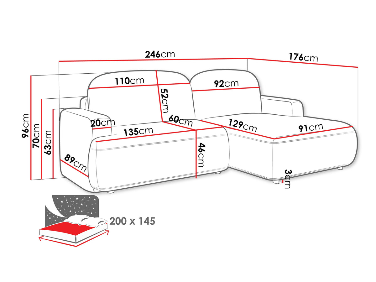 Corner sofa 596302