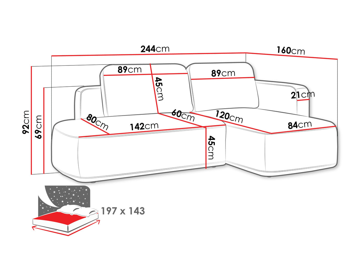 Corner sofa 596378