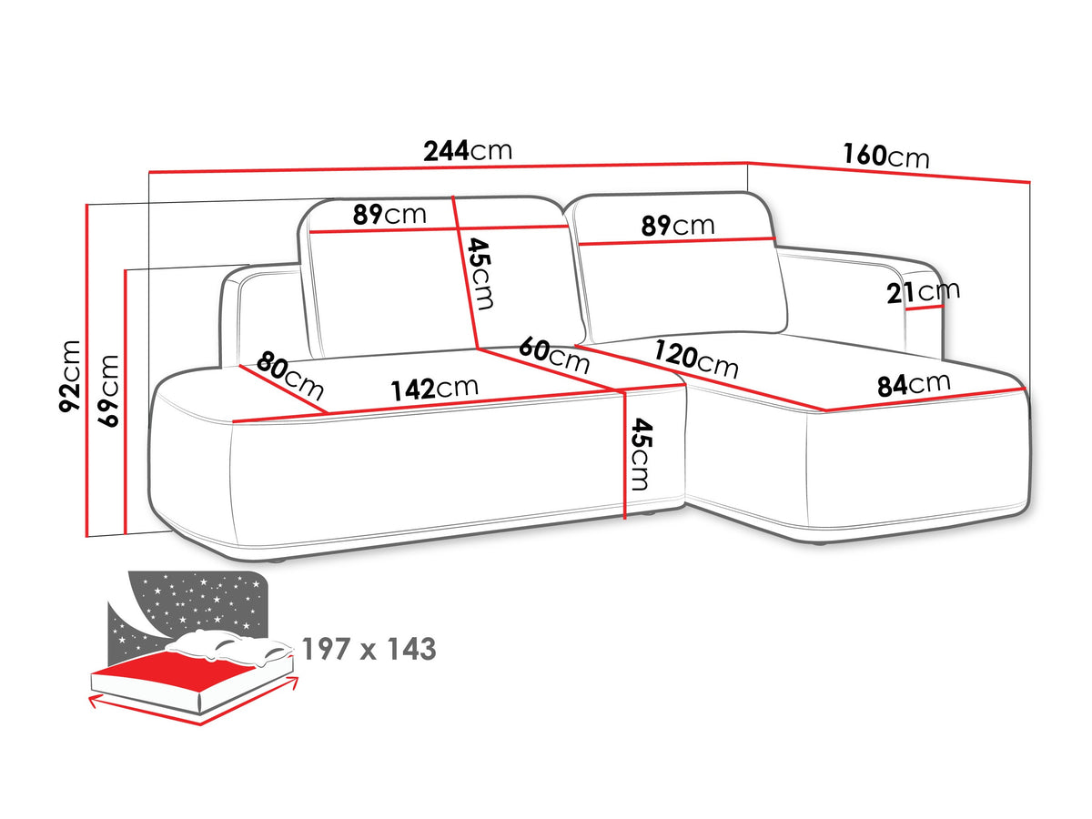 Corner sofa 596378