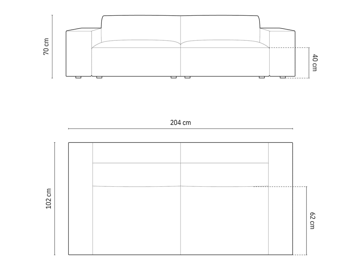 Modular sofa 597511
