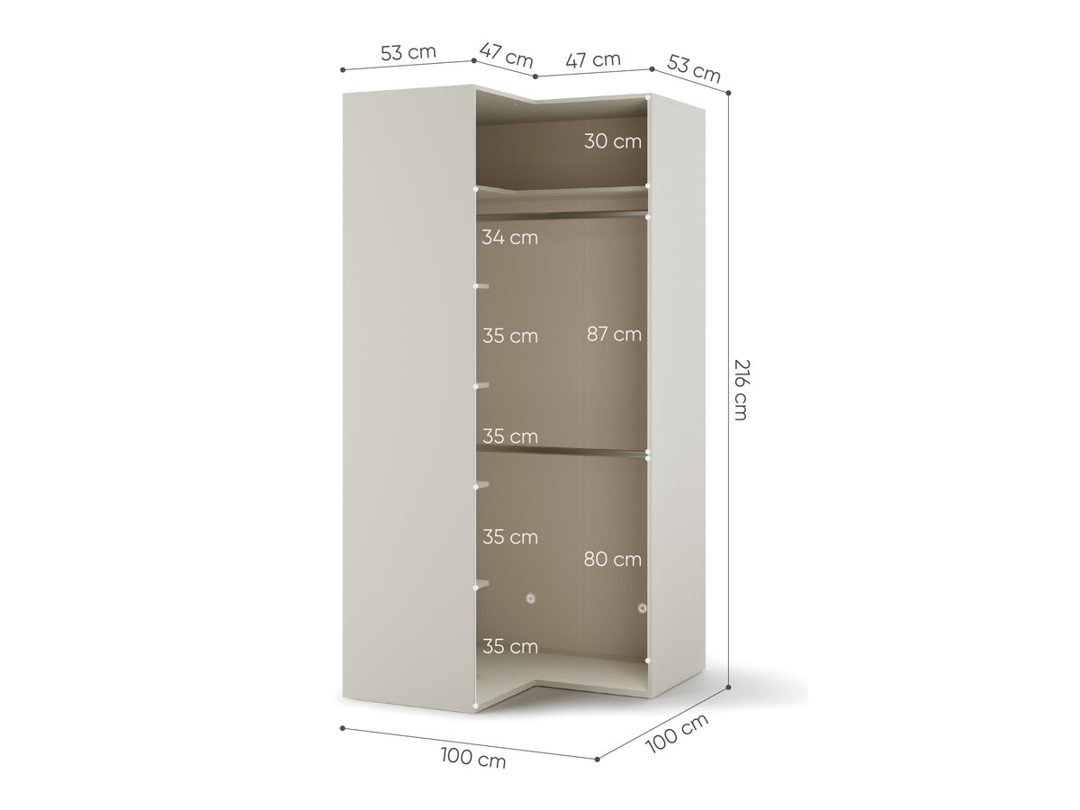 Corner wardrobe 598984