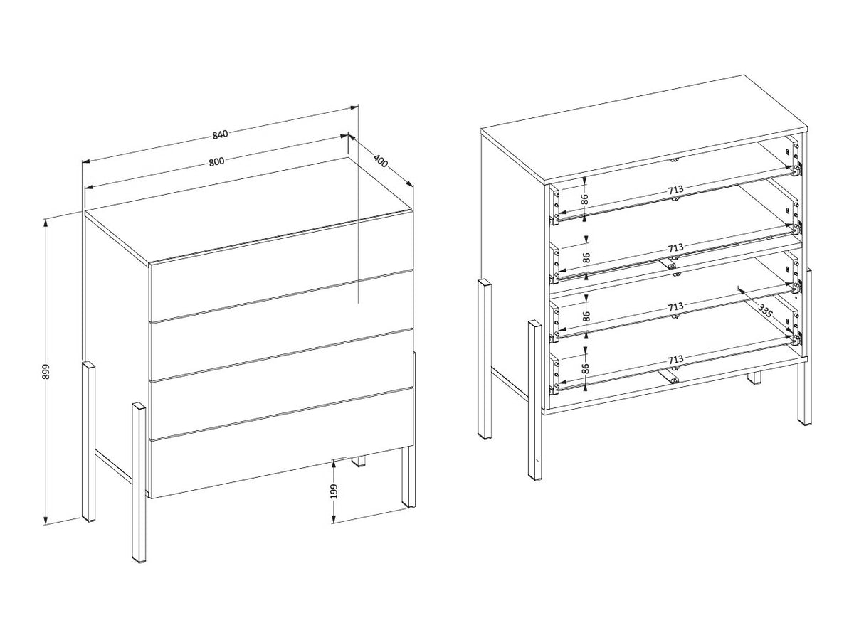 Chest of drawers 599207