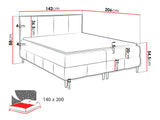 Continental bed 599117