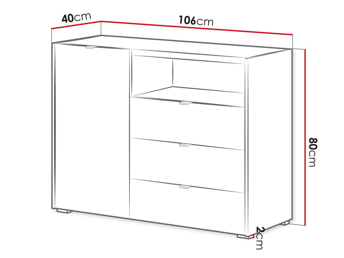 Chest of drawers 600045