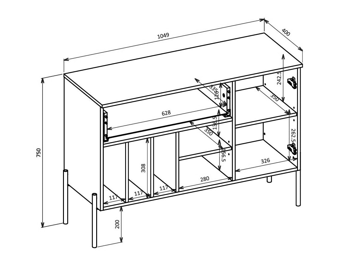 Chest of drawers 601524