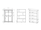 Bookcase 602050