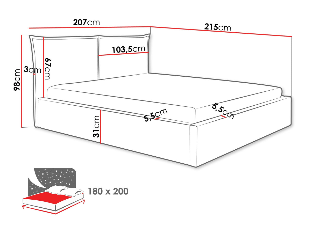 Bed 604859