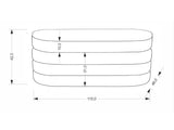 Upholstered bench 609335