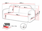 Sofa bed 596140