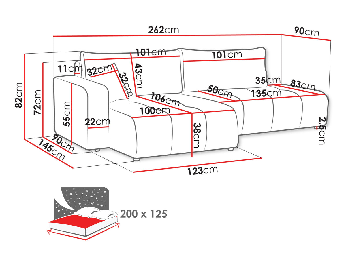 Corner sofa 611650