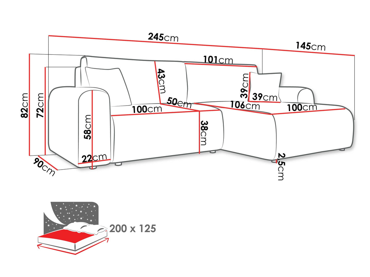 Corner sofa 611953