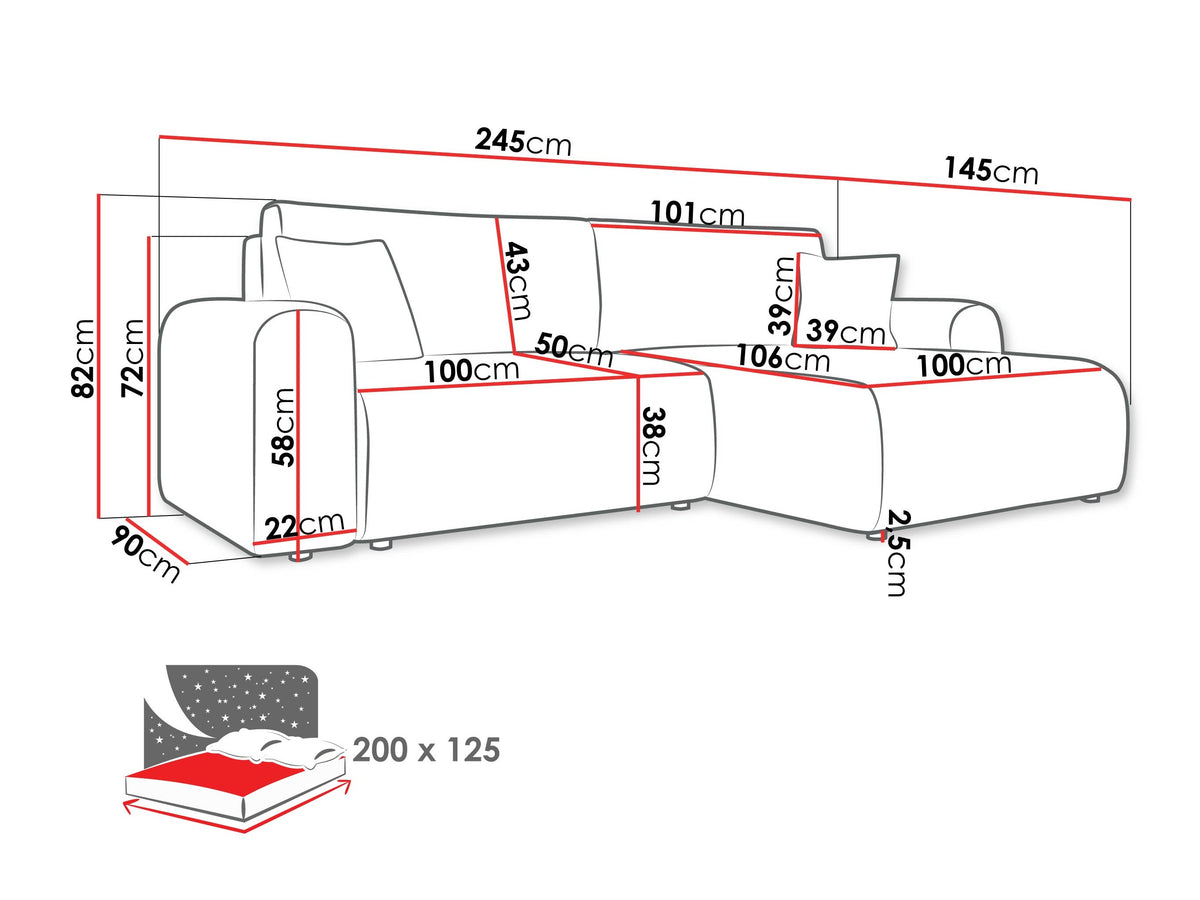 Corner sofa 611953