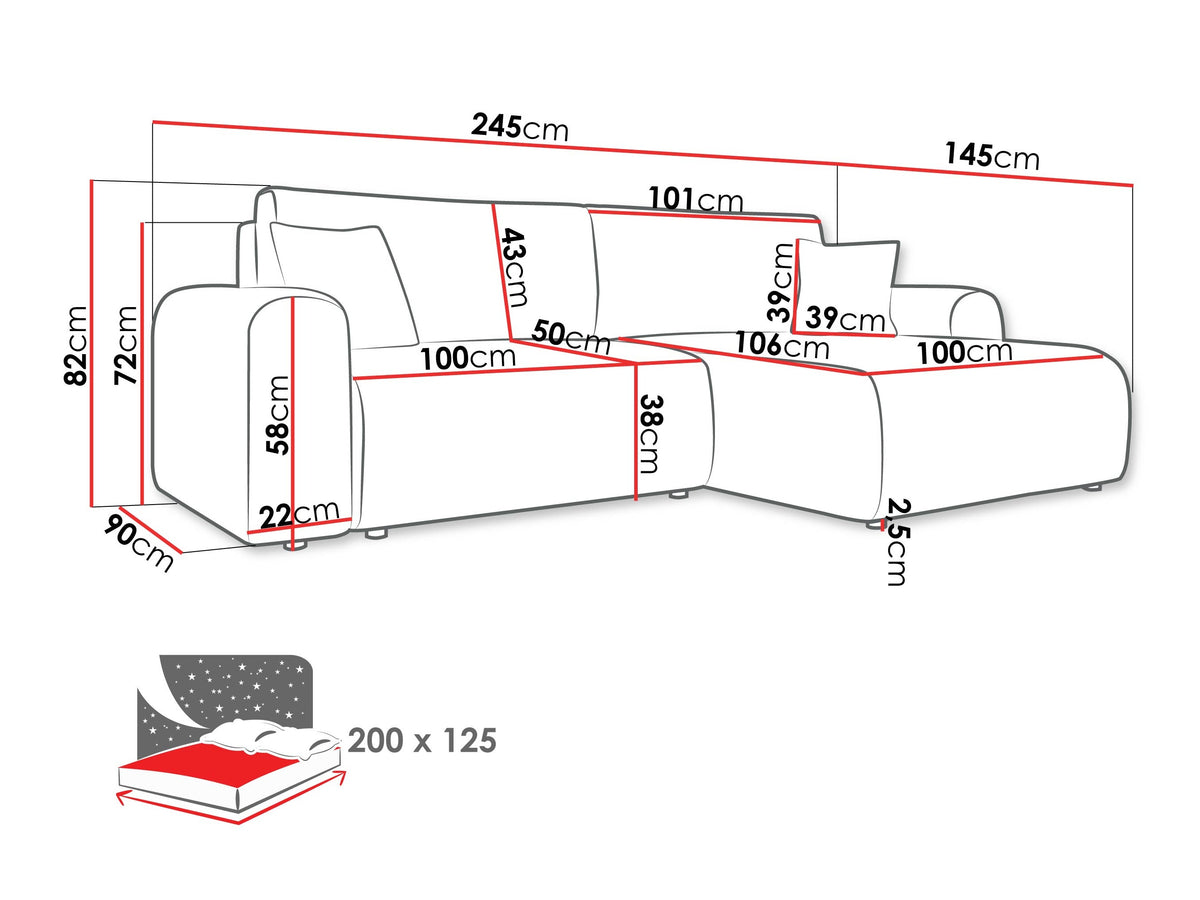 Corner sofa 611953