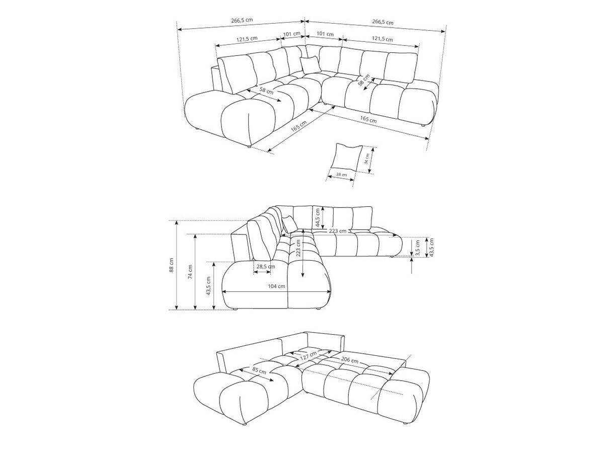 Corner sofa 614241