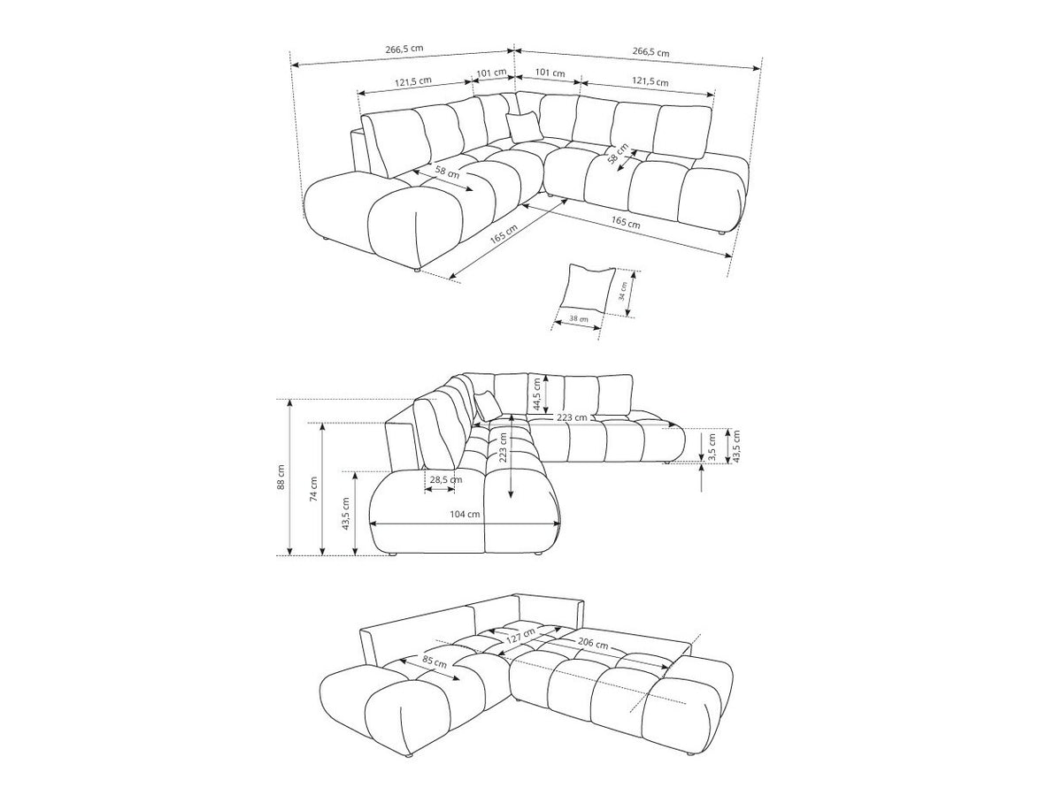 Corner sofa 614241