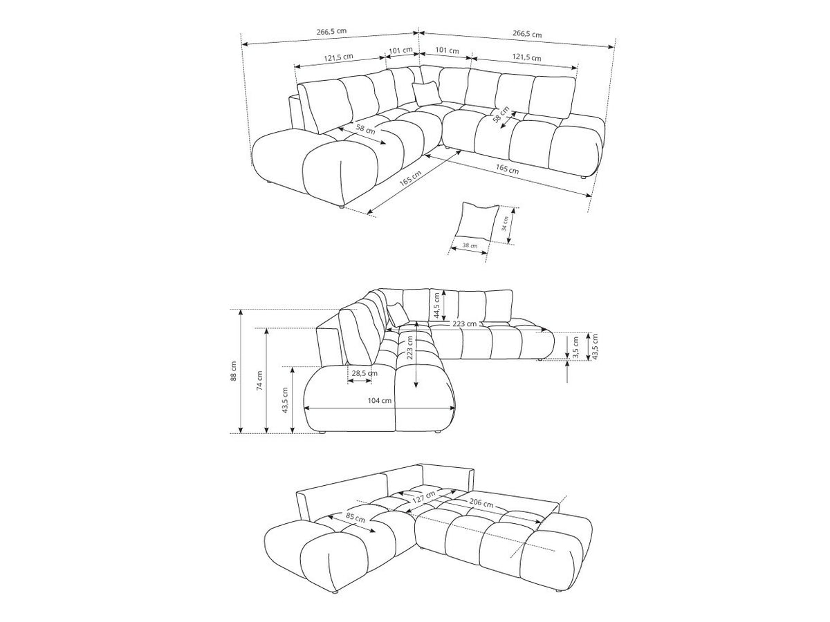 Corner sofa 614241