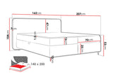 Continental bed 614659