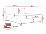 Continental bed 614659
