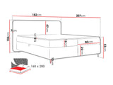 Continental bed 614659