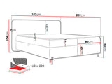 Continental bed 614659