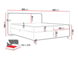 Continental bed 614659