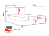 Continental bed 614746