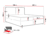 Continental bed 614746