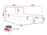 Continental bed 614746