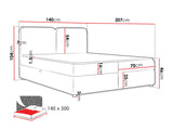 Continental bed 614746