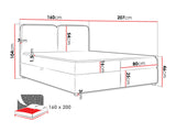 Continental bed 614746