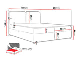 Continental bed 614746
