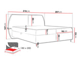 Continental bed 614829